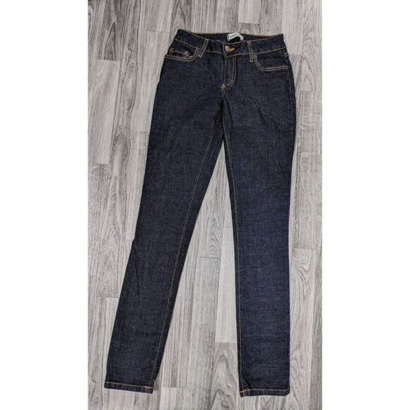 (3/$35) Encore Jeans Juniors Size 5 Pockets Stretch Denim Blue Jeans - Picture 1 of 11
